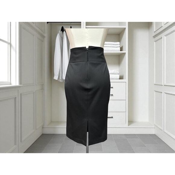 Express Women's high-waisted Black pencil skirt size 8 - Picture 2 of 4